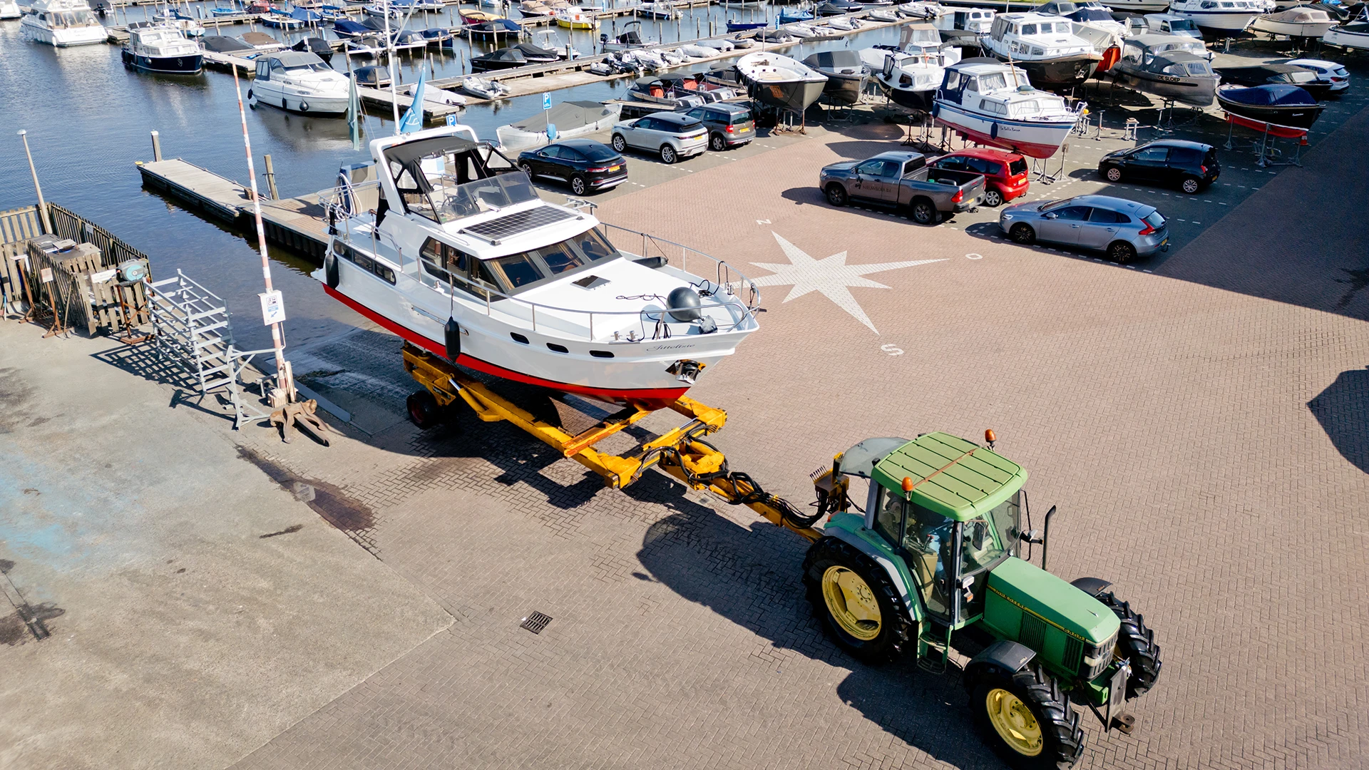 Buitenstalling bij Jachthaven Nieuwboer