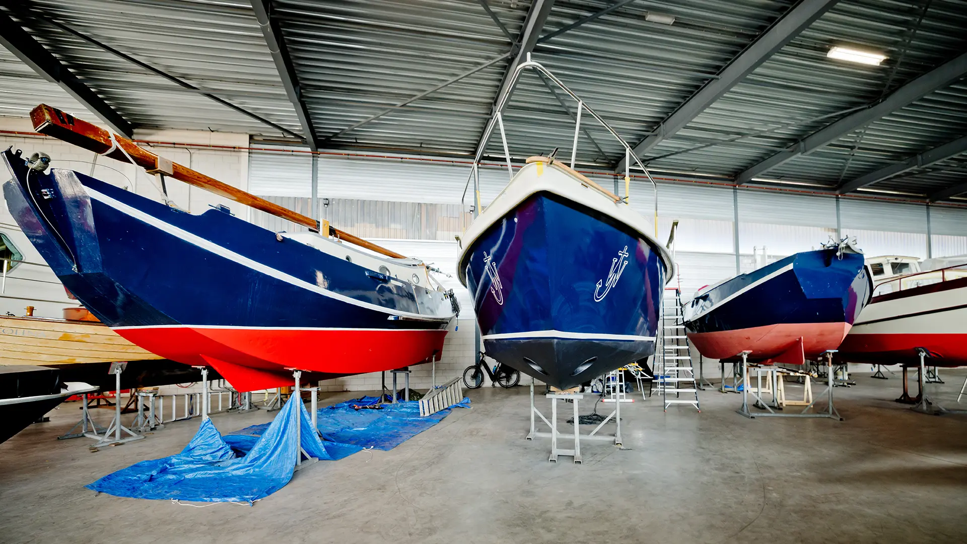 Klusdag op de jachthaven