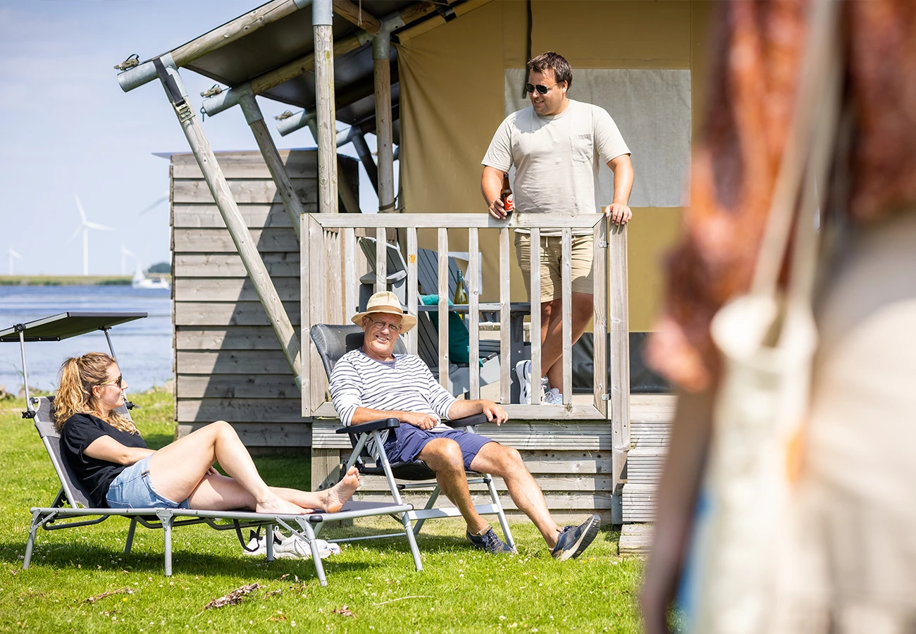 Glamping van Jachthaven Nieuwboer